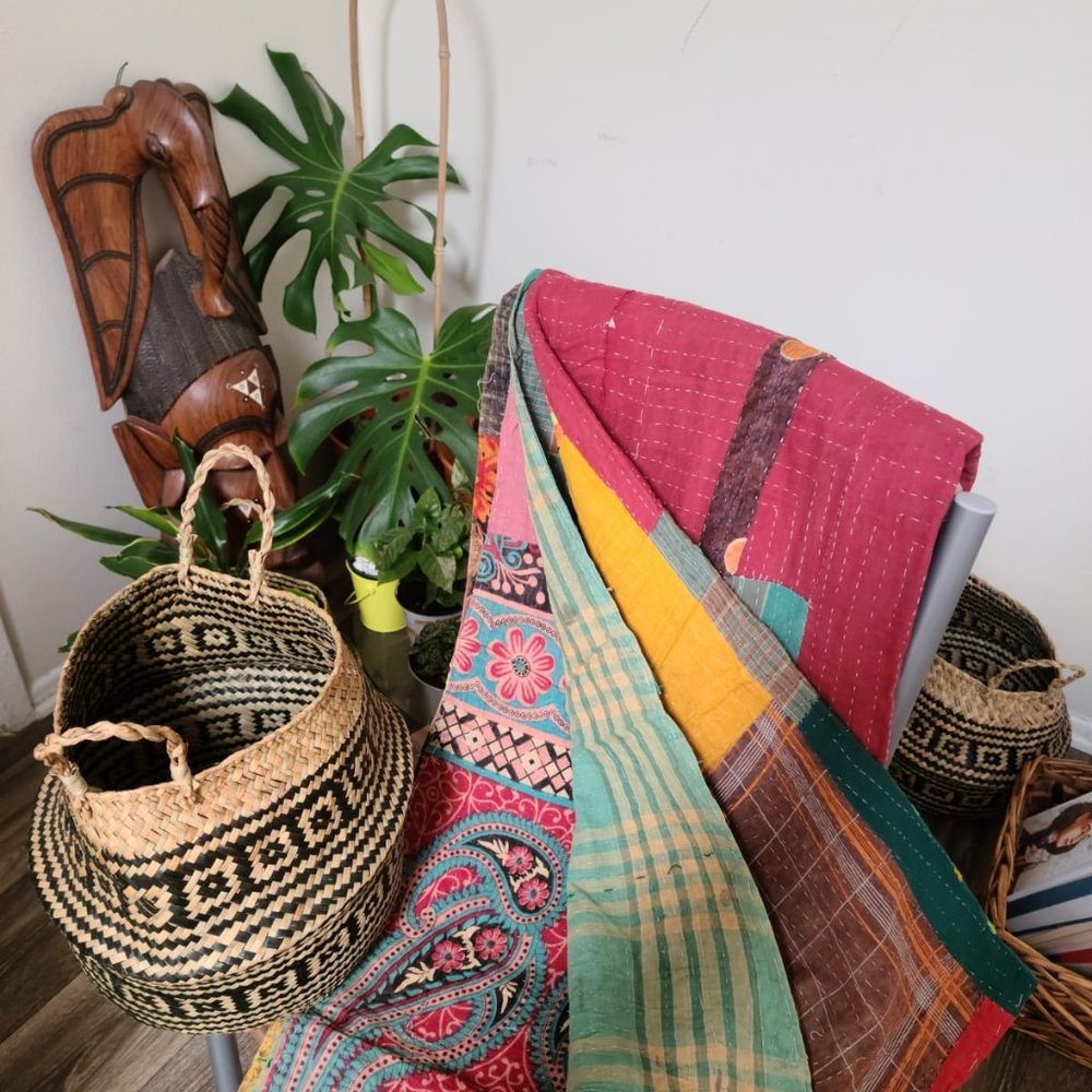 Antique vintage Handmade throw